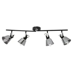 LED-POL Listwa 4-punktowa czarna ORO TRINGA