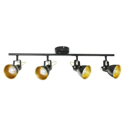 LED-POL Listwa 4-punktowa czarno-złoty ORO FALCO