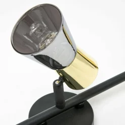 Listwy Oświetleniowe|Wszystkie Lampy Sufitowe|Zumaline Listwa 3-punktowa czarno-złoty CENTO