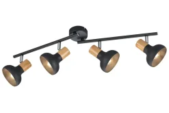 Listwa 4-punktowa czarny mat LATIKA