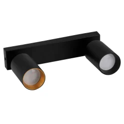 Listwa reflektor 2-punktowy czarno-złoty MARIBEL II