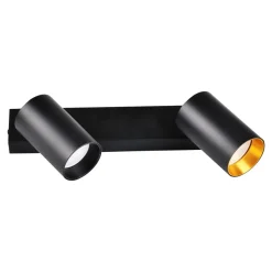 Listwa reflektor 2-punktowy czarno-złoty MARIBEL II