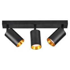 Listwa reflektor 3-punktowy czarno-złoty MARIBEL III