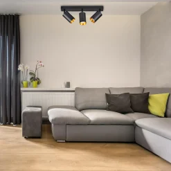 Listwa reflektor 3-punktowy czarno-złoty MARIBEL III