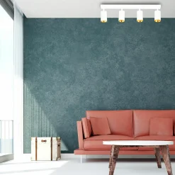 Listwy Oświetleniowe|Wszystkie Lampy Sufitowe| Listwa reflektor 4-punktowy biało-złoty MARIBEL IV