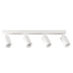 Listwy Oświetleniowe|Wszystkie Lampy Sufitowe| Listwa reflektor 4-punktowy biało-złoty MARIBEL IV