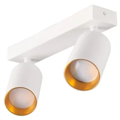 Listwa reflektor 2-punktowy biało-złoty MARIBEL II