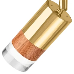 Listwy Oświetleniowe|Wszystkie Lampy Sufitowe| Listwa z 2 reflektorkami regulowana złota AURORA