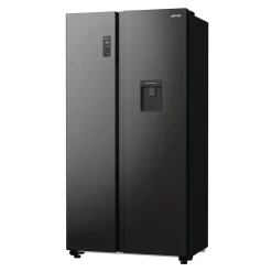 Lodówki|Gorenje Lodówka Side by Side czarna NRR9185EABXLWD