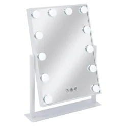 Lustra Dekoracyjne|Lustra| Lusterko do makijażu z oświetleniem LED BELIA