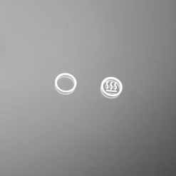 Lustra Dekoracyjne|Lustra Łazienkowe|inny Lustro łazienkowe podgrzewane z oświetleniem LED 80 cm