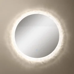 inny Lustro łazienkowe z akrylową ramą LED 60 cm