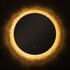 inny Lustro łazienkowe z akrylową ramą LED 60 cm