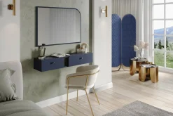 Innovi Lustro do salonu granatowe LIV