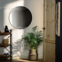 Lustra Dekoracyjne|Lustra|inny Lustro okrągłe czarne 61 cm