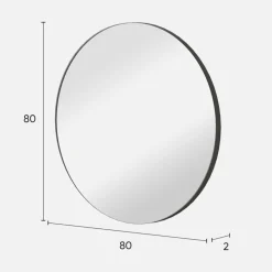 Esteti Lustro okrągłe DOMINICA 80 cm