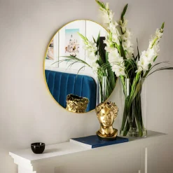 inny Lustro okrągłe złote 61 cm