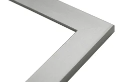 Lustra Dekoracyjne|Lustra| Lustro stojące w srebrnej ramie SLIM 40x160 cm