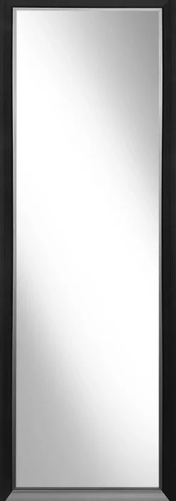 Lustra Dekoracyjne|Lustra|inny Lustro w czarnej ramie ALPI 48x138 cm