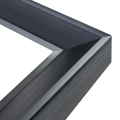 Lustra Dekoracyjne|Lustra|inny Lustro w czarnej ramie ALPI 48x138 cm