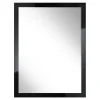 Lustra Dekoracyjne|Lustra| Lustro w czarnej ramie SLIM 57,5x77,5 cm