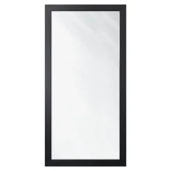 Lustra Dekoracyjne|Lustra| Lustro w czarnej ramie SLIM mat 67,5x127,5 cm
