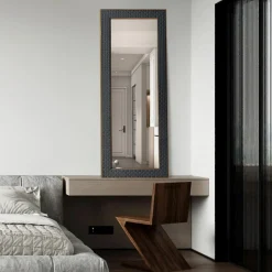 Lustra Dekoracyjne|Lustra|inny Lustro w czarnej ramie 56x146 cm