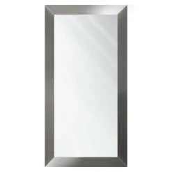 Lustro w srebrnej ramie MILANO 74x134 cm