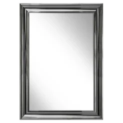 Lustra Dekoracyjne|Lustra| Lustro w srebrnej ramie VERONA 78x108 cm