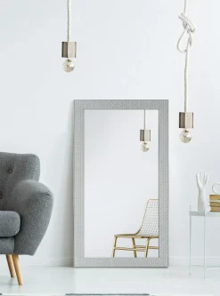 inny Lustro w szarej ramie DIAME 76x136 cm