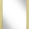 Lustra Dekoracyjne|Lustra|inny Lustro w złotej ramie DIAME 76x136 cm