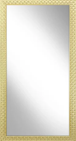 Lustra Dekoracyjne|Lustra|inny Lustro w złotej ramie DIAME 76x136 cm