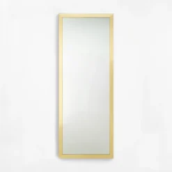 Lustra Dekoracyjne|Lustra|inny Lustro w złotej ramie SLIM 67,5x177,5 cm