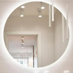 inny Lustro z oświetleniem LED okrągłe MILA 60 cm