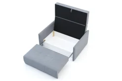 Mała sofa 126 cm szara LEO II