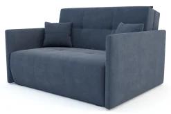Sofy|Sofy| Mała sofa niebieska 126 cm LEO II