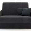Sofy|Sofy| Mała sofa rozkładana ciemnoszara DALIA