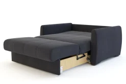 Sofy|Sofy| Mała sofa rozkładana ciemnoszara DALIA