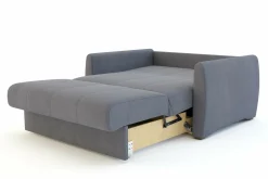 Dzieci Mała sofa rozkładana szara DALIA