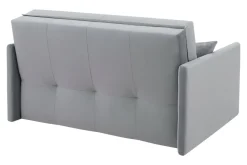 Dzieci Mała sofa szara 144 cm LEO III