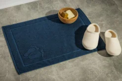 Faro Mata łazienkowa STOPKI granat 50x70 cm