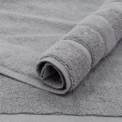 Dywaniki Łazienkowe|Dywaniki Łazienkowe|Faro Mata łazienkowa STOPKI szary 50x70 cm