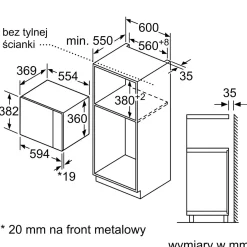 Kuchenki Mikrofalowe|BOSCH Mikrofala do zabudowy Home Connect seria 6 czarna BEL554MB0