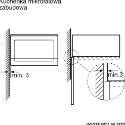 Kuchenki Mikrofalowe|BOSCH Mikrofala do zabudowy Home Connect seria 6 czarna BEL554MB0
