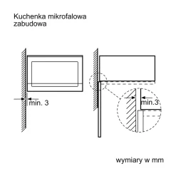 Siemens Mikrofala do zabudowy iQ500 czarna BF525LMB1