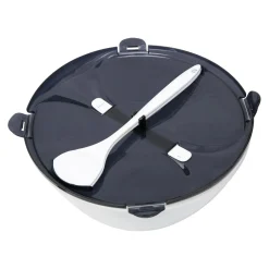 Miska / salaterka z pokrywką i łyżkami CYKORIA, 5 l