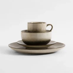 Miski, Patery I Półmiski|inny Miska ceramiczna brązowo-beżowa ZORA 690 ml