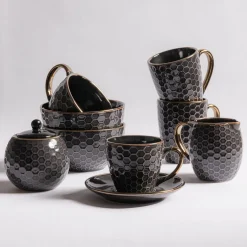 Prima Cucina Miska ceramiczna czarna BRESCA 650 ml