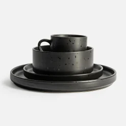 inny Miska ceramiczna czarna CARBONO 680 ml