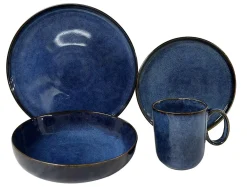 Miski, Patery I Półmiski| Miska ceramiczna niebieska SUELO 900 ml